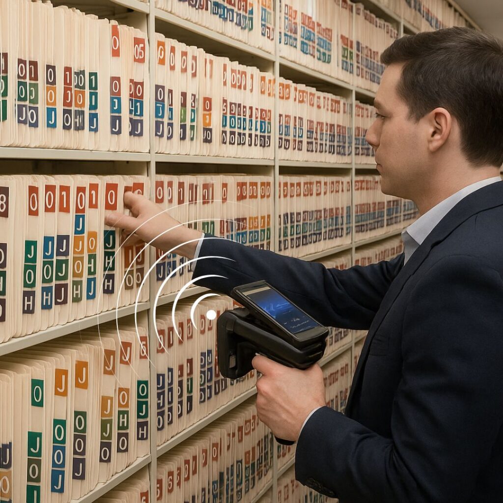 find a file technology using rfid