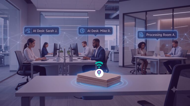 The “Invisible” RFID File Tracker. How to Keep Eyes on Documents at Every Desk