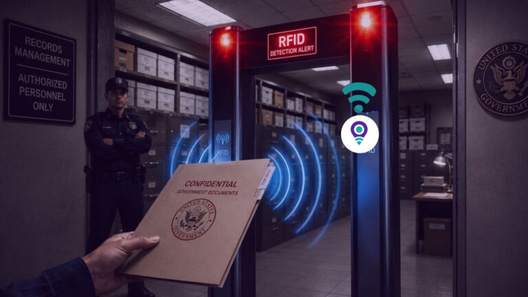 Using File Room RFID doorway Tracking to improve chain of custody