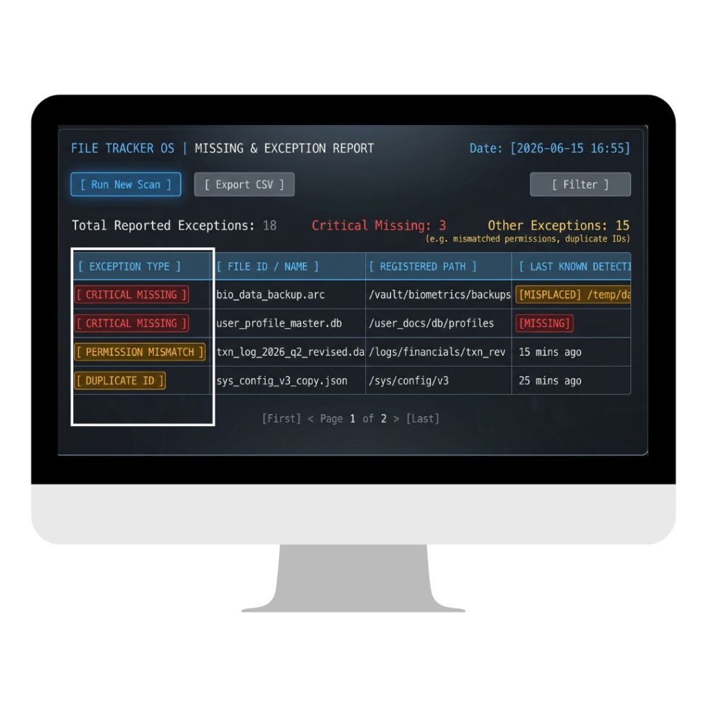 IoTFileTracker Inventory Dashboard